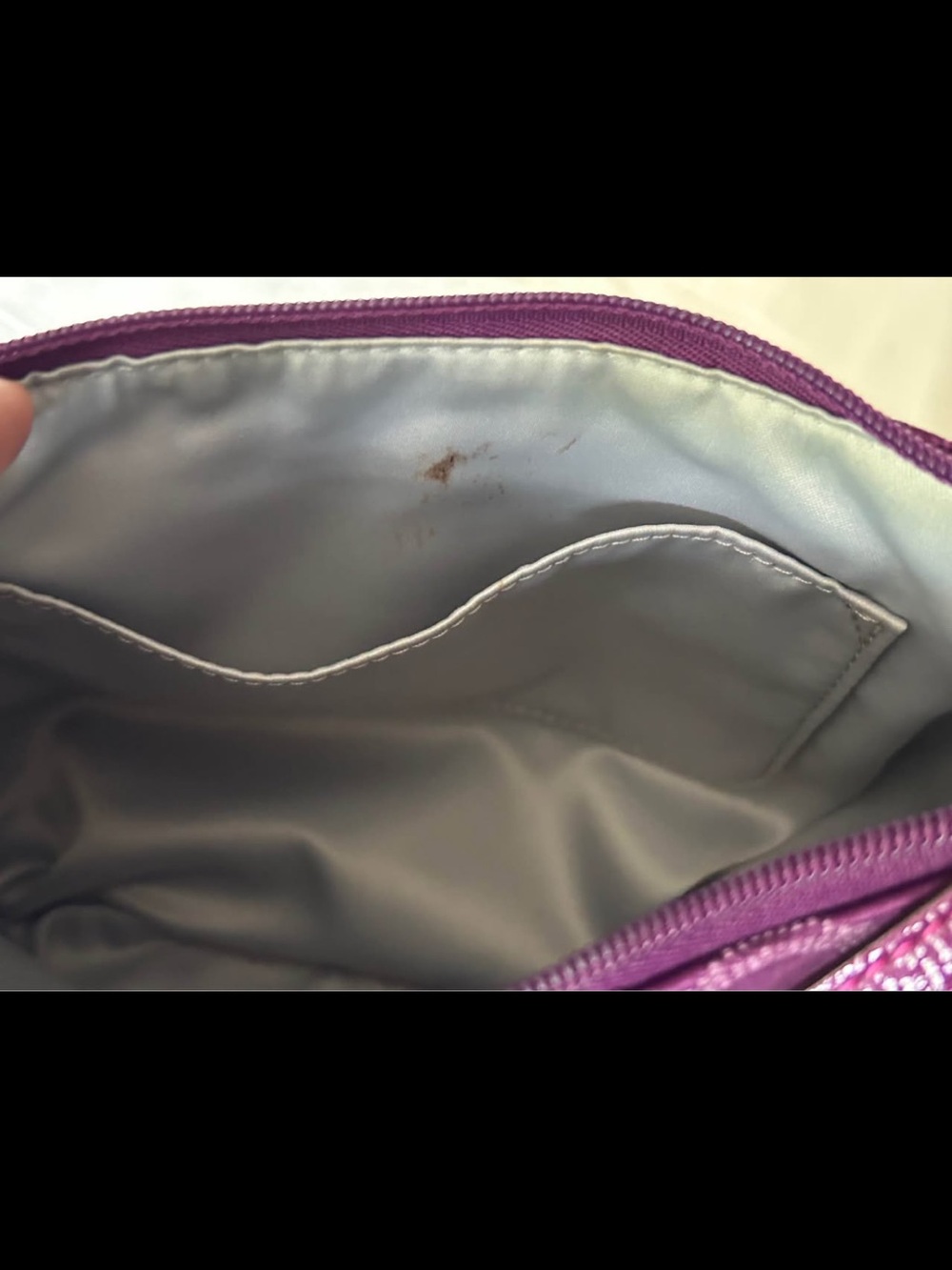 Coach Purple Signature Jacquard Crossbody Bag - Picture 6 of 6